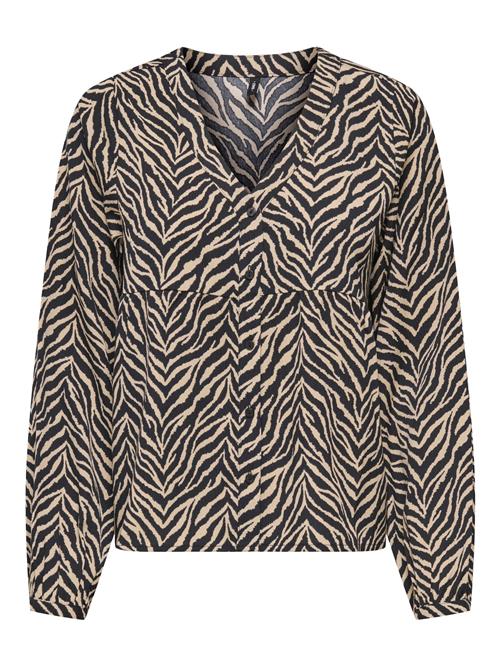 ONLY Bluse 'ONLNova'  beige / sort