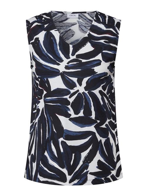 CECIL Overdel  natblå / dueblå / hvid