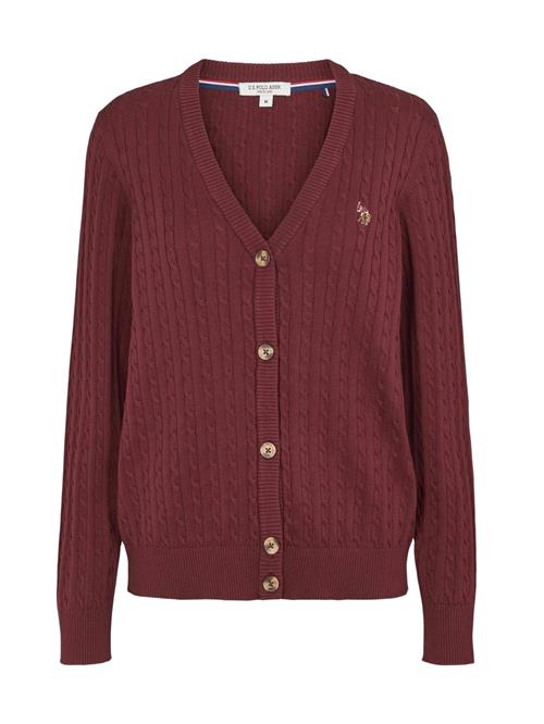U.S. POLO ASSN. Cardigan 'Gill'  burgunder