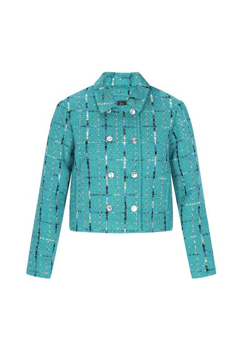 faina Blazer  turkis / sort / hvid