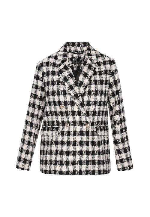 faina Blazer  grå / sort / hvid