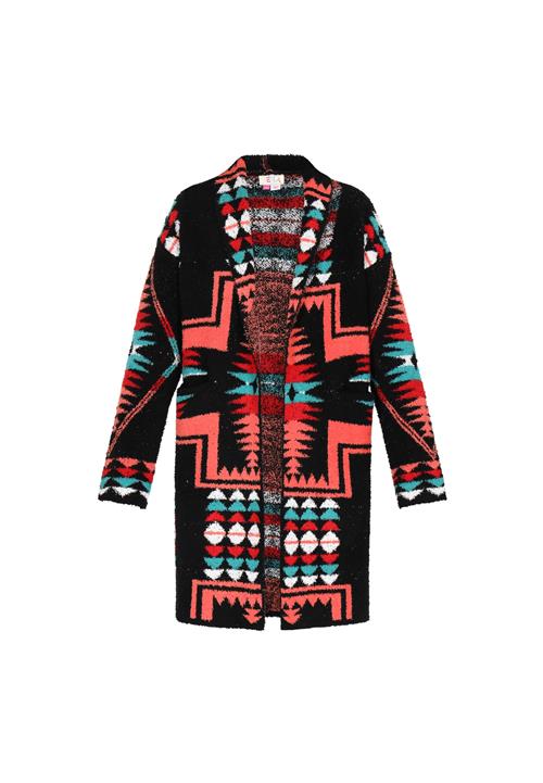 IZIA Cardigan  blandingsfarvet / sort