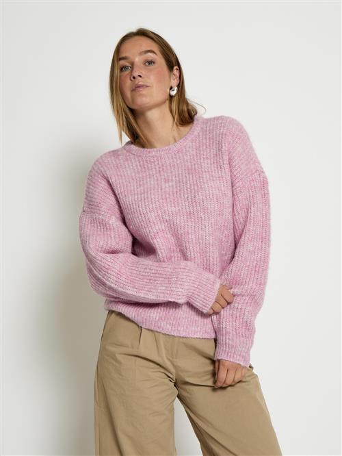 Peppercorn Pullover 'Jessa'  pink / hvid