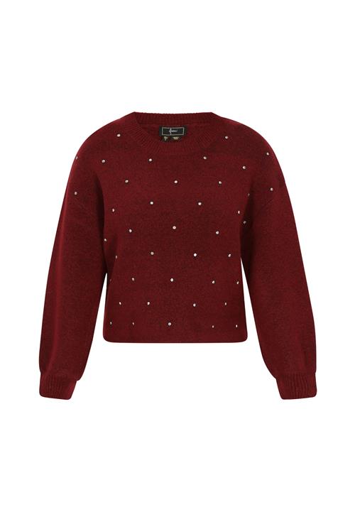 faina Pullover  mørkerød