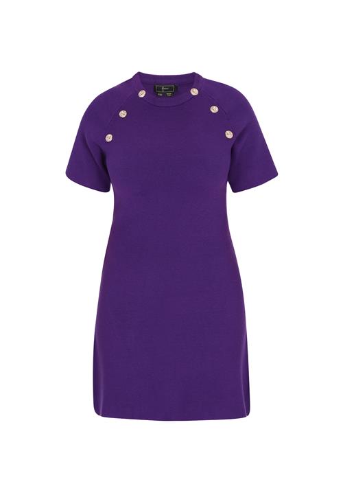 faina Kjole  mørkelilla