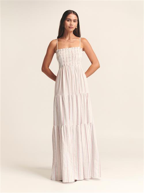 St MRLO Kjole 'Lennie'  lyseblå / rød / hvid