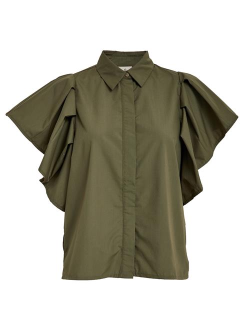 Peppercorn Bluse  mørkegrøn