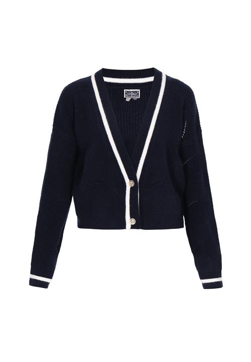 DreiMaster Maritim Cardigan  navy / hvid