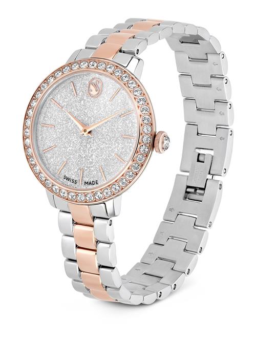 Swarovski Analogt ur 'Matrix'  rosa guld / sølv