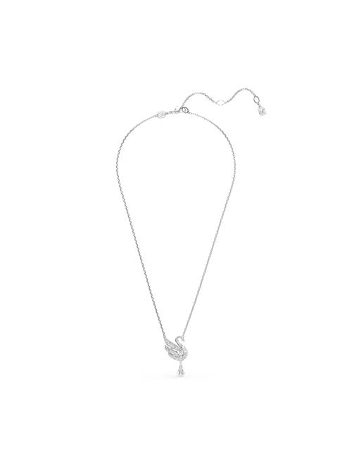 Swarovski Kæde 'Swan'  sølv / transparent