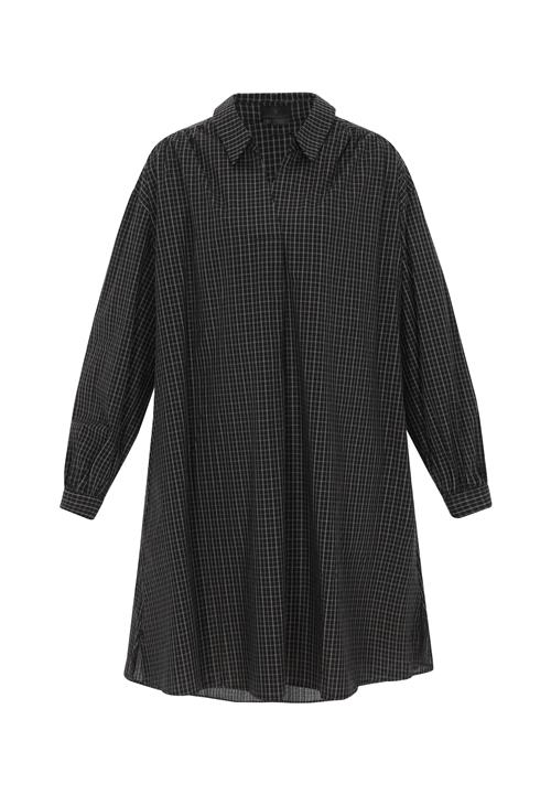 DreiMaster Klassik Kjole  grå / sort