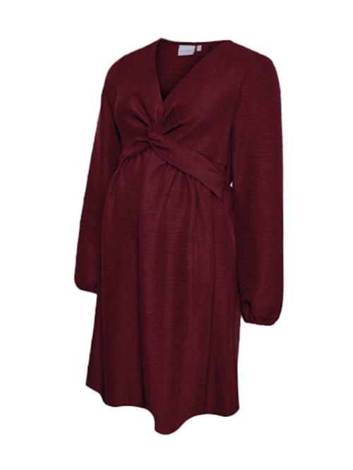 MAMALICIOUS Kjole 'MLRegitse'  vinrød