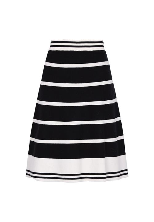 DreiMaster Maritim Nederdel  sort / hvid