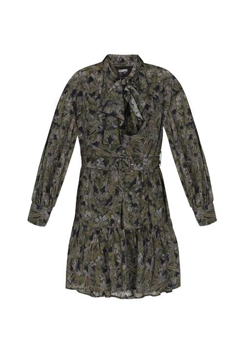 DreiMaster Vintage Blusekjole  grå / khaki / oliven / sort