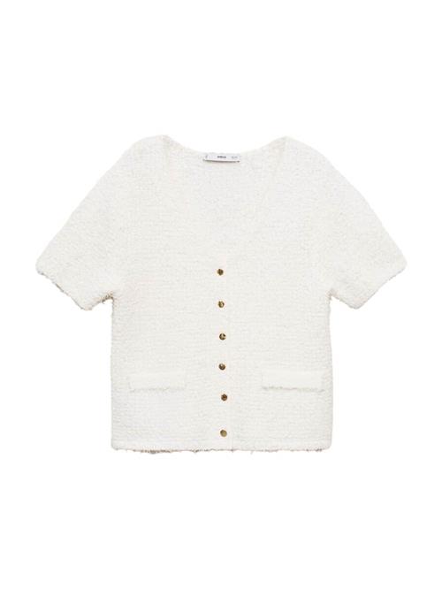 MANGO Cardigan 'CAMILA'  hvid