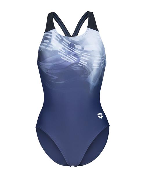 ARENA Badedragt 'Dreaming'  navy / hvid