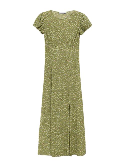 MANGO Kjole 'POMELO'  blå / grøn / gran / pink