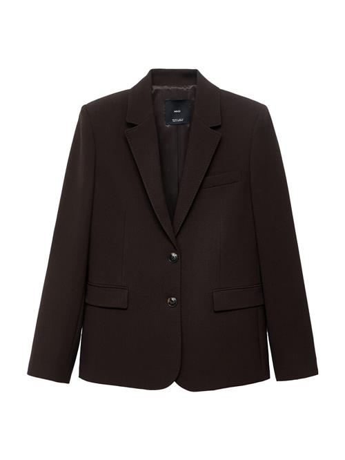 MANGO Blazer 'Bergen'  mørkebrun