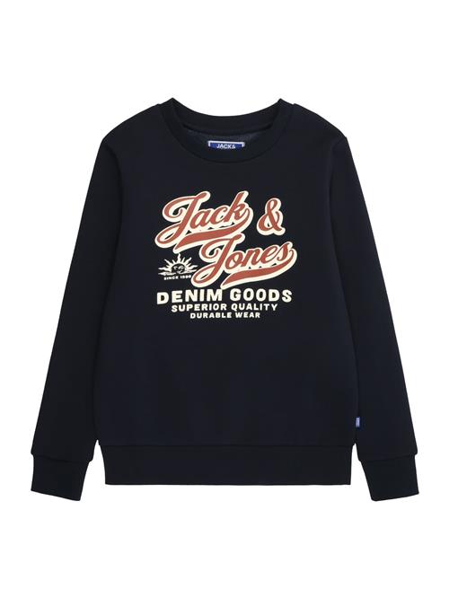 Jack & Jones Junior Sweatshirt  natblå / rustbrun / hvid