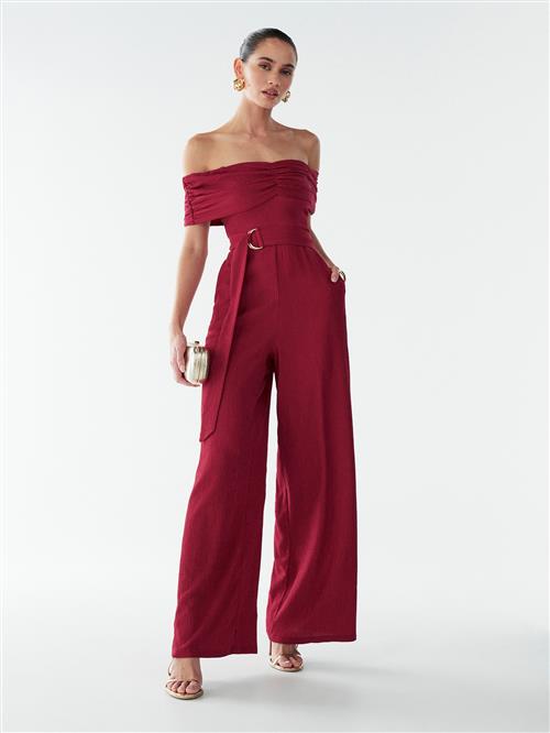 BWLDR Jumpsuit 'Ava'  rød