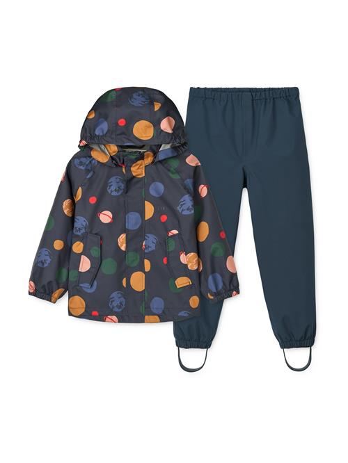 Liewood Funktionsjakkesæt 'Pedia'  navy / safir / pueblo / mørkegrøn