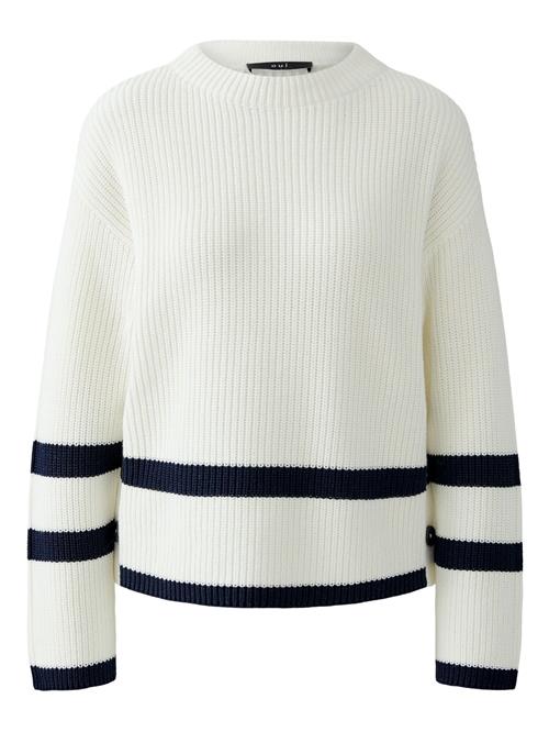 OUI Pullover 'VINIAH'  navy / hvid