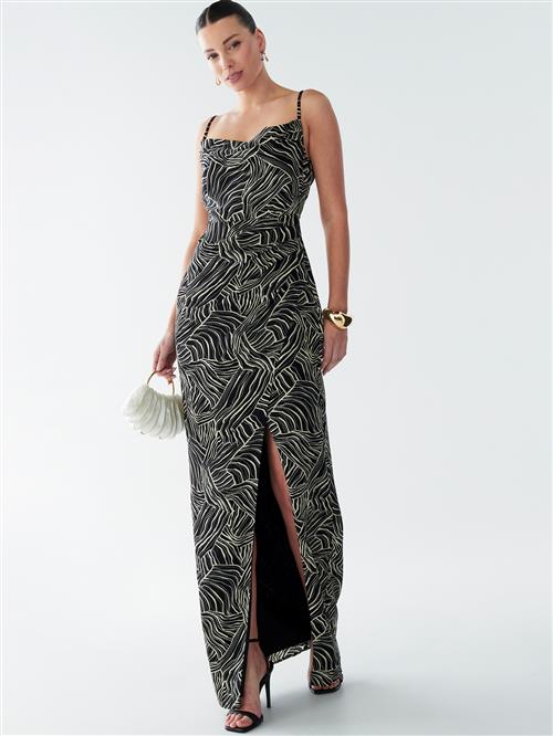 BWLDR Kjole 'Reenie'  pastelgrøn / sort