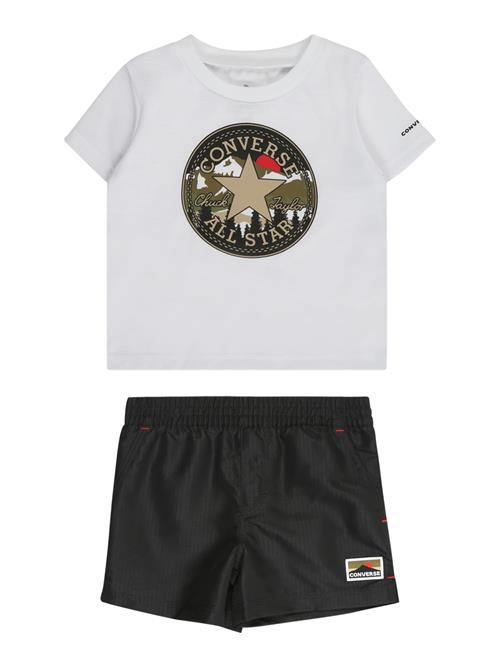 CONVERSE Sæt 'GEARED UP'  beige / oliven / sort / hvid