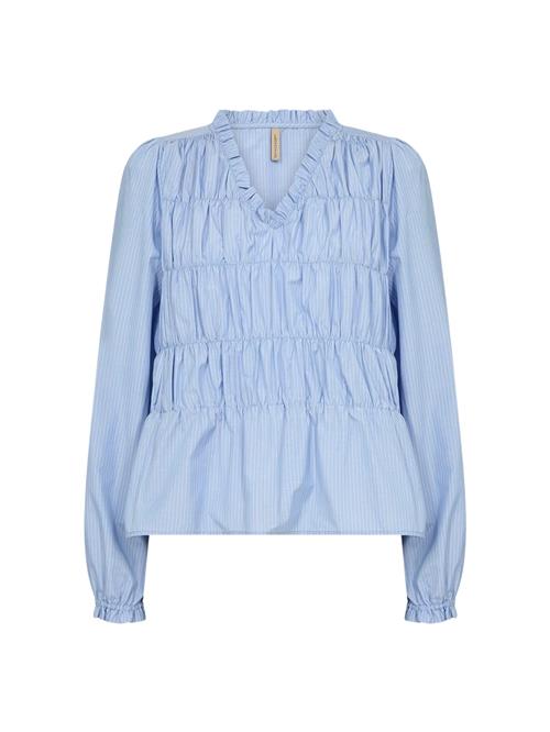 Soyaconcept Bluse 'Onari 3'  lyseblå / hvid