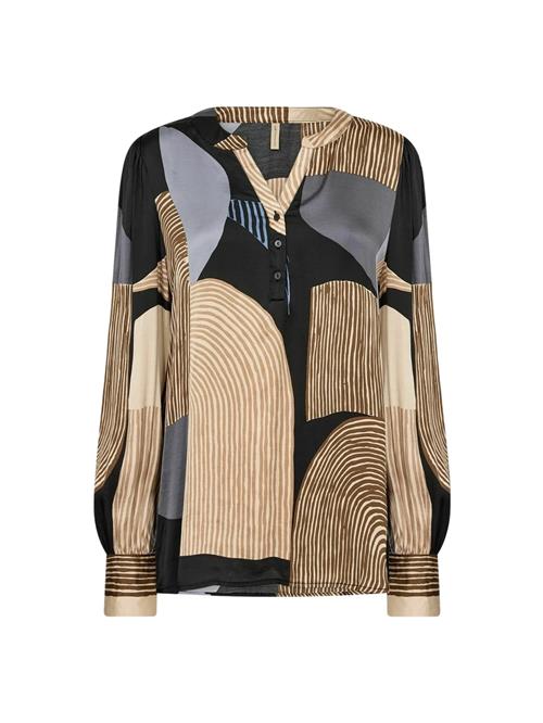 Soyaconcept Shirts 'Nadika 1'  beige / navy / oliven