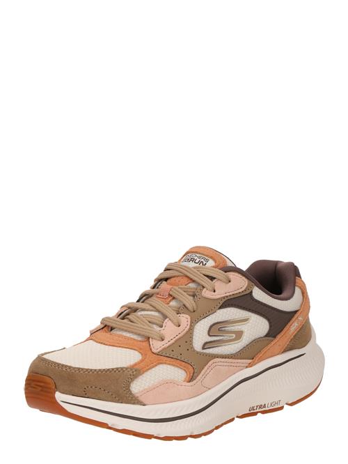 SKECHERS Løbesko 'GO RUN CONSISTENT 2.0'  choko / lysebrun / pudder / offwhite