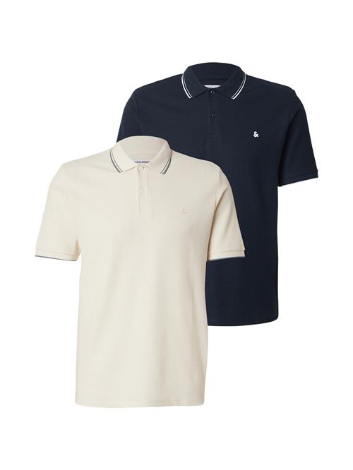 JACK & JONES Bluser & t-shirts 'JJEAUSTIN'  navy / uldhvid