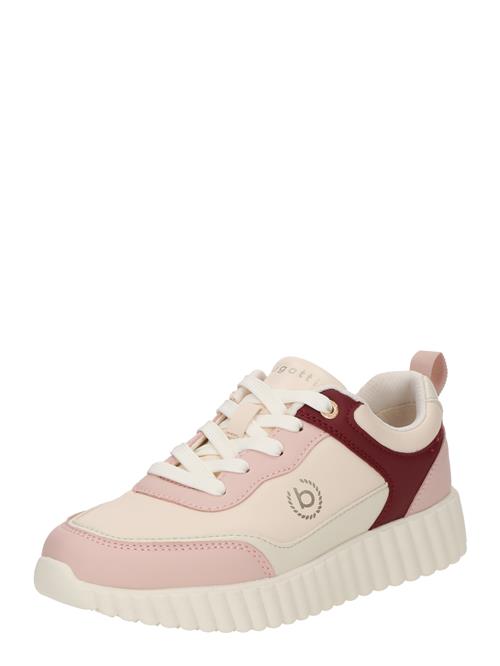 bugatti Sneaker low 'AI6'  lysebeige / lyserød / rosé / mørkerød