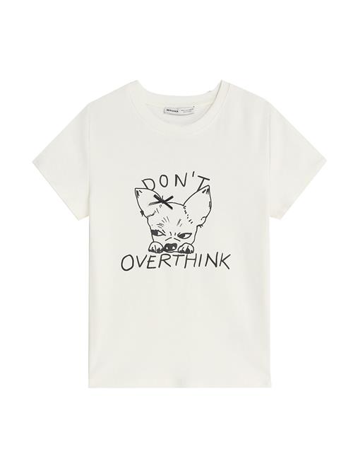 Bershka Shirts  sort / offwhite