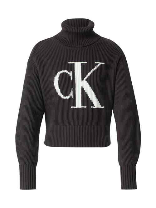 Calvin Klein Jeans Pullover  sort / hvid
