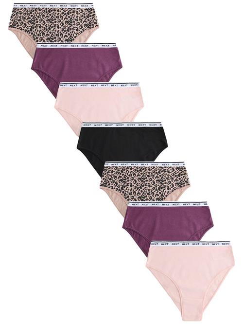 Next Slip  mørkelilla / lyserød / sort / hvid