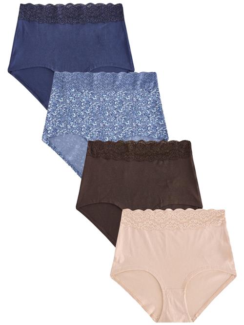 Next Slip  beige / natblå / brun / hvid