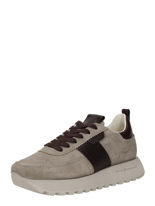 Kennel & Schmenger Sneaker low 'TONIC'  mørkebeige / vinrød