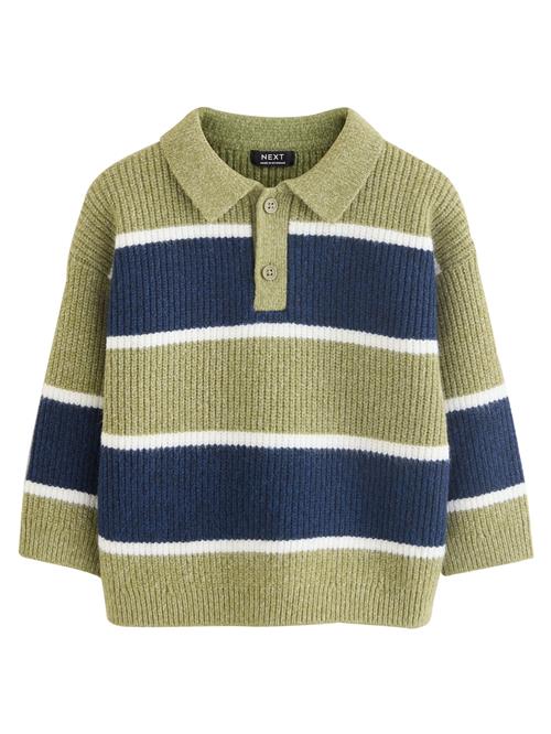 Next Pullover  navy / lysegrøn / hvid