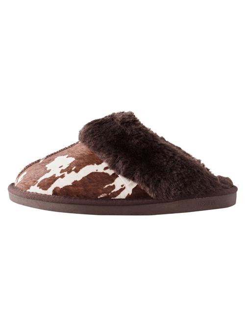 Next Hjemmesko  brun / mørkebrun / hvid