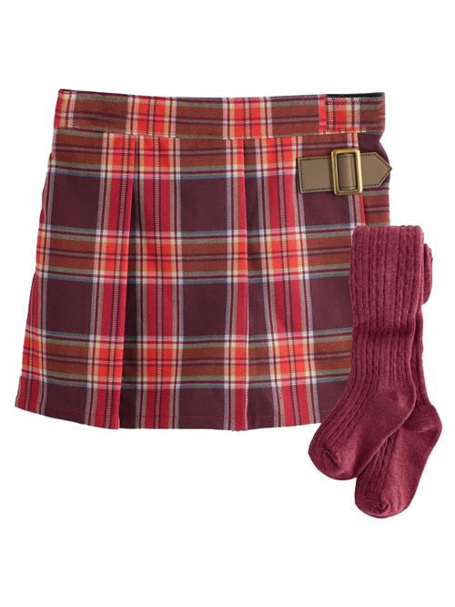 Next Nederdel  rød / rustrød / burgunder / hvid