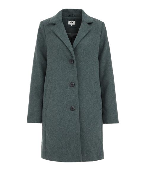 WE Fashion Overgangsfrakke  mørkegrøn