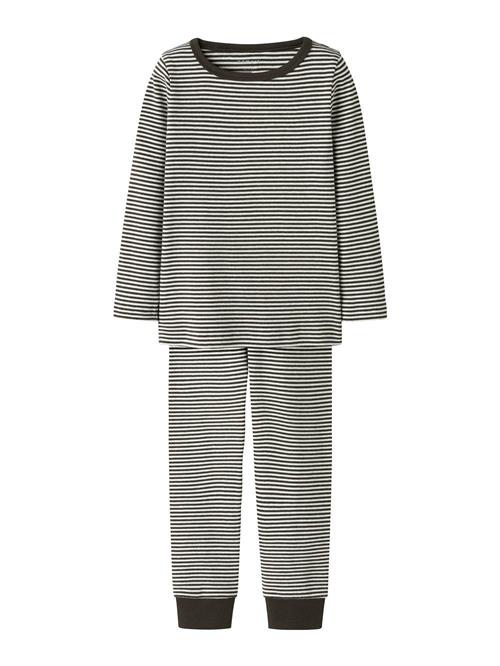 NAME IT Nattøj  sort / hvid