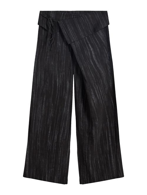 Bershka Bukser  mørkegrå / sort