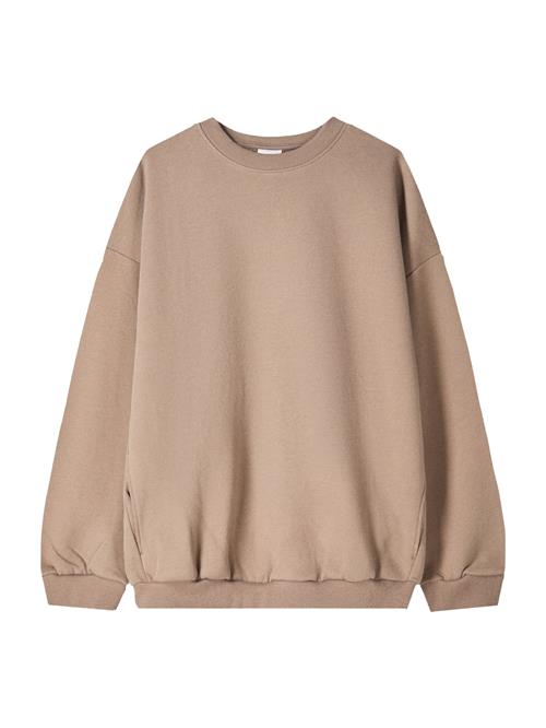 Bershka Sweatshirt  mørkebeige