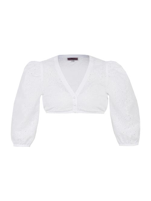 MARJO Bluse 'GY-10-Wallgau'  hvid