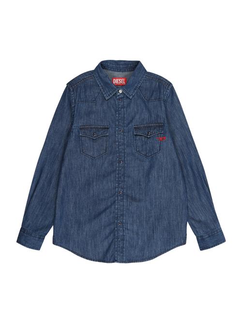 DIESEL Skjorte  blue denim