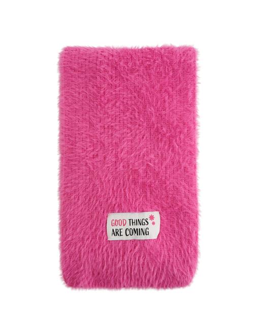 WE Fashion Sjal  pink / sort / hvid