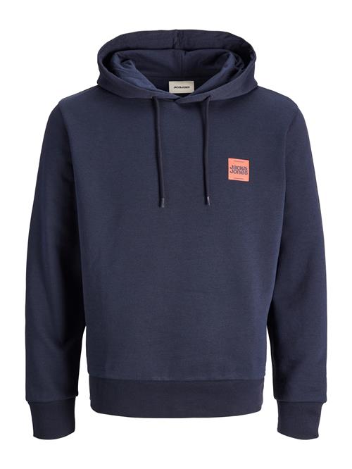 JACK & JONES Sweatshirt 'JJBRANDY'  natblå / orange