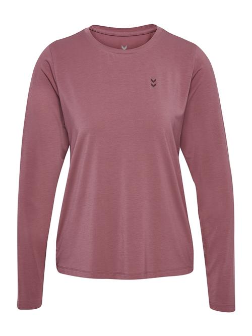 Hummel Funktionsbluse  lysviolet / sort